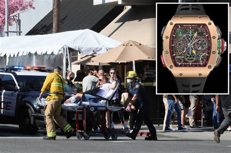 500k richard mille|A look at the $500K Richard Mille watch stolen in Beverly Hills.